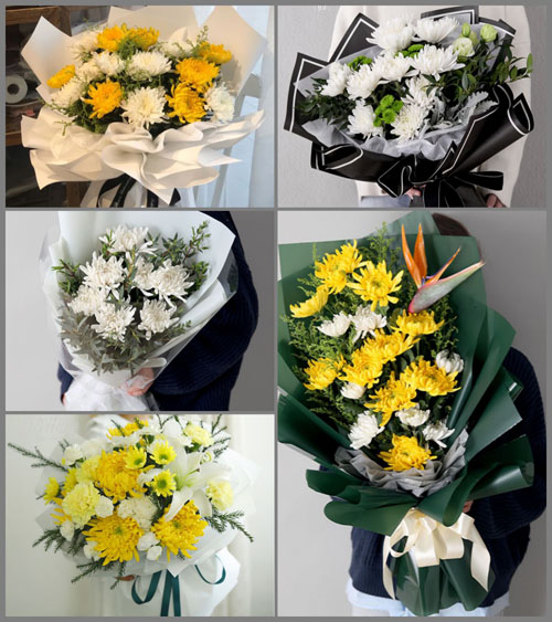 江苏扬州仪征市月塘镇龙山村白事花束代送
